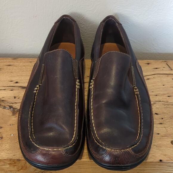 Cole Haan Men 11 M Tucker Venetian Slip On Loafers Tan Brown Leather - Picture 3 of 12